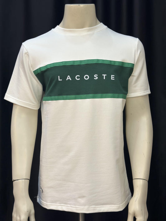 Lacoste White Green T-Shirt