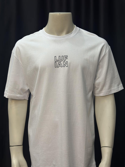 LUFİAN White Basic T-Shirt