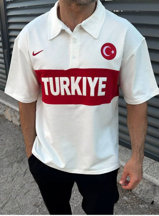 Polo Yaka Türkiye T-Shirt