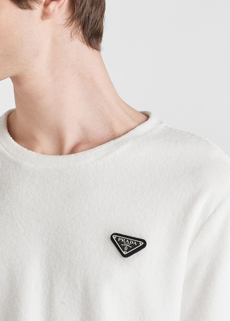 Prada White Basic T-Shirt