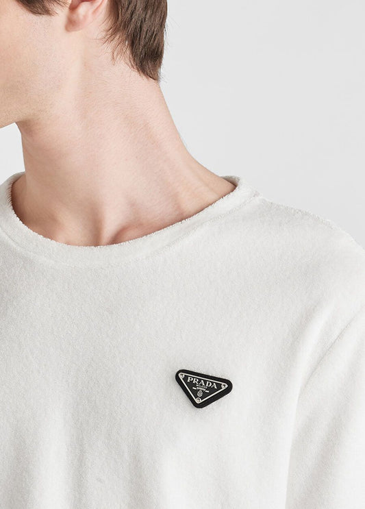 Prada White Basic T-Shirt