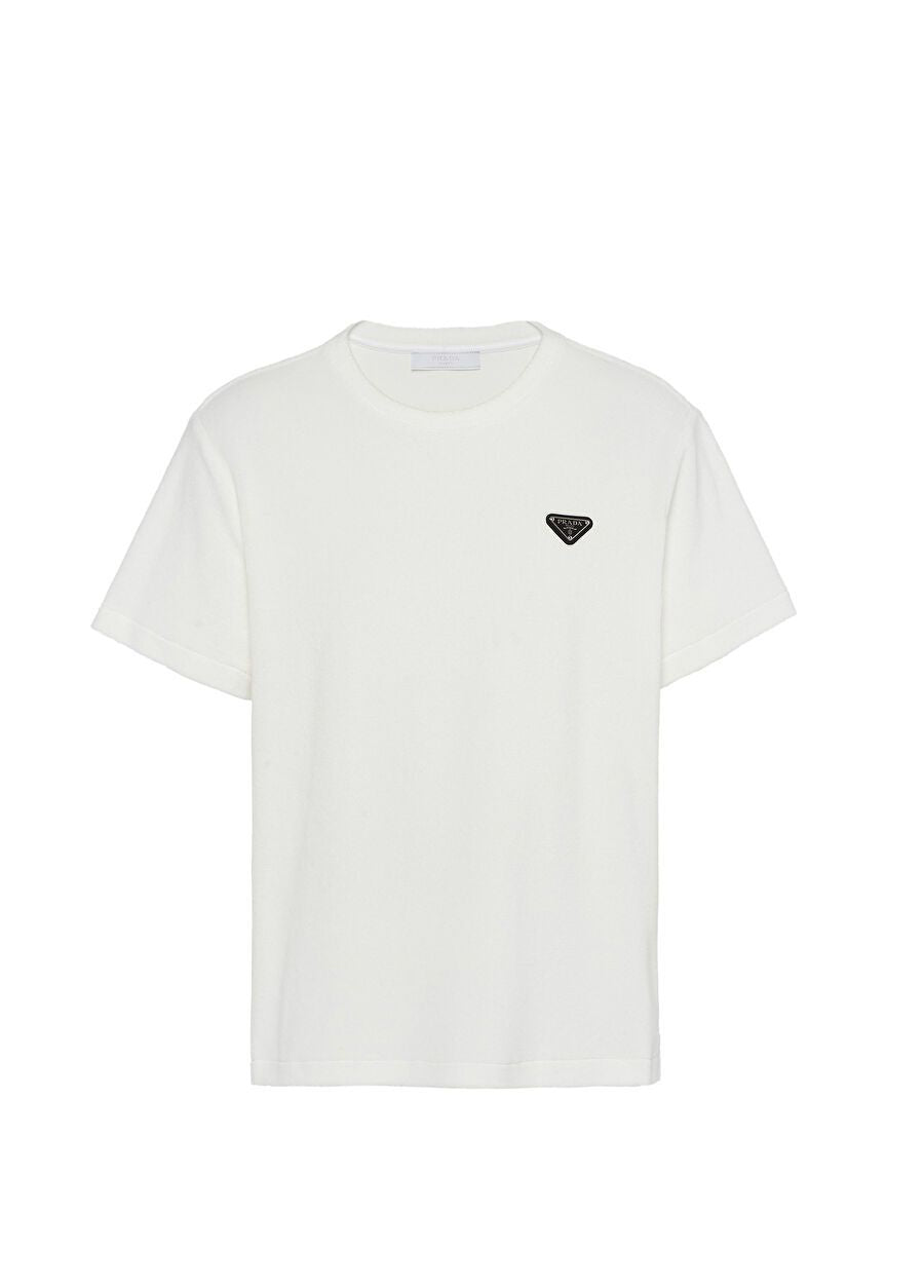 Prada White Basic T-Shirt
