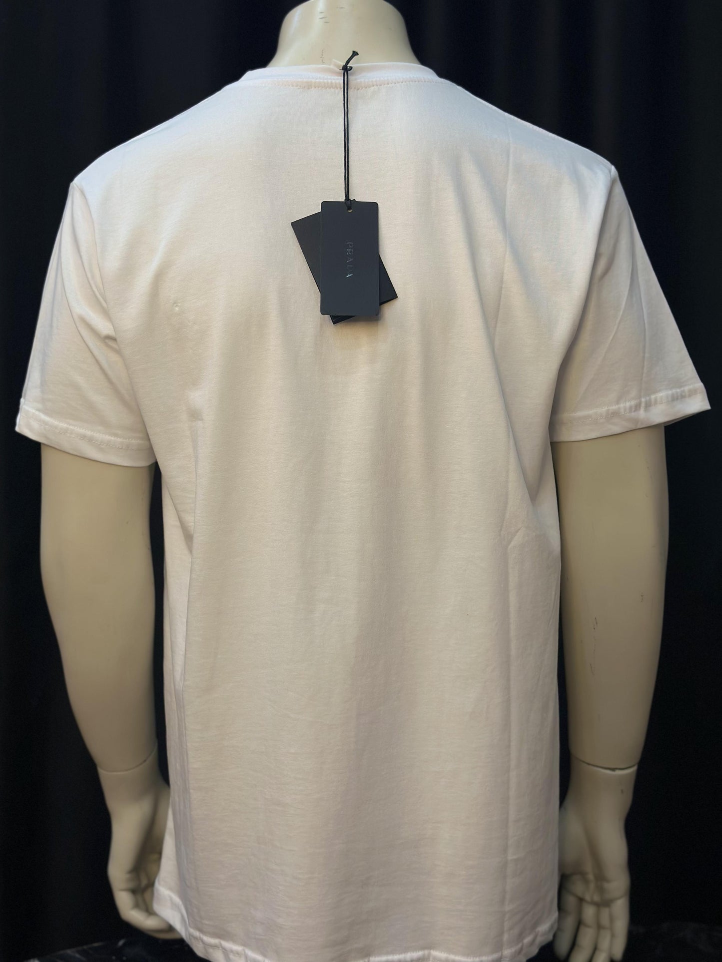 Prada White Basic T-Shirt