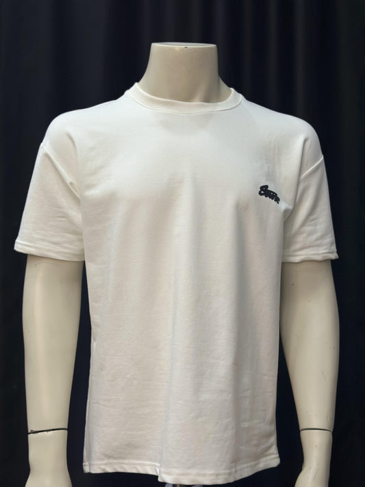 STWD Beyaz Basic T-Shirt