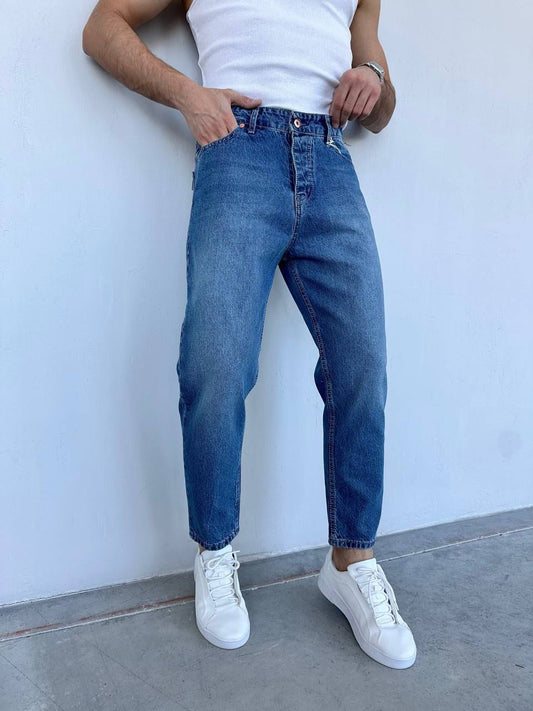 WE 11 Boyfriend Dark Blue Jean