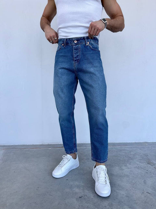 WE 11 Boyfriend Dark Blue Jean